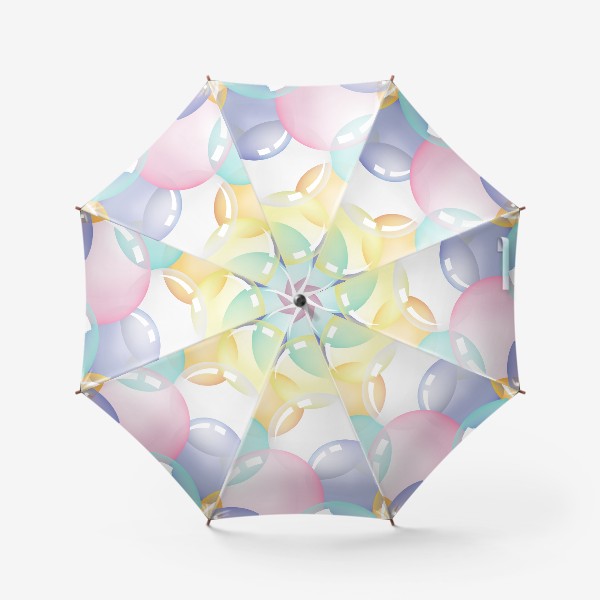 Зонт «Цветные пузыри»