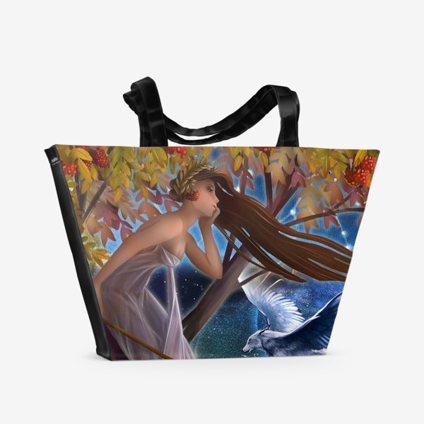 Пляжная сумка «Нимфа, фея»