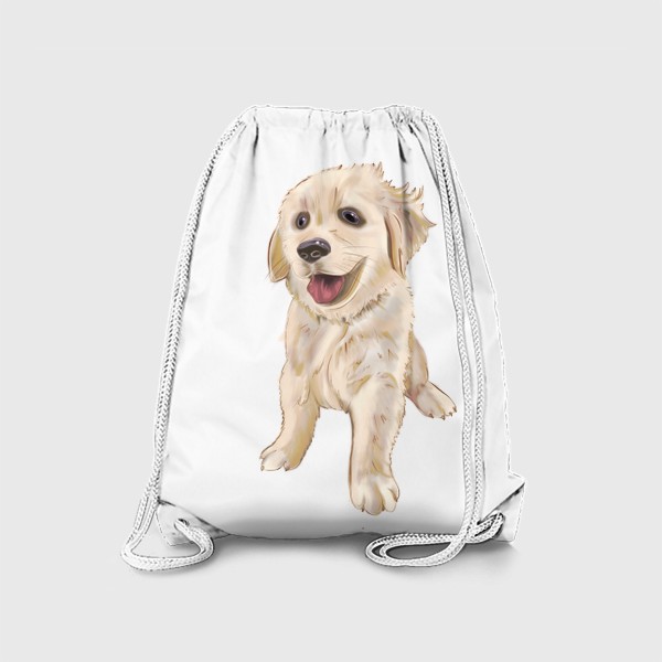 Рюкзак «Белая большая собака»