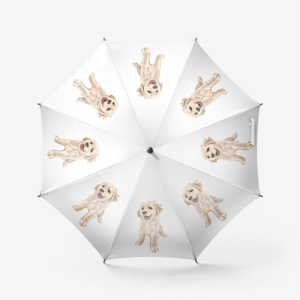 Зонт «Белая большая собака»