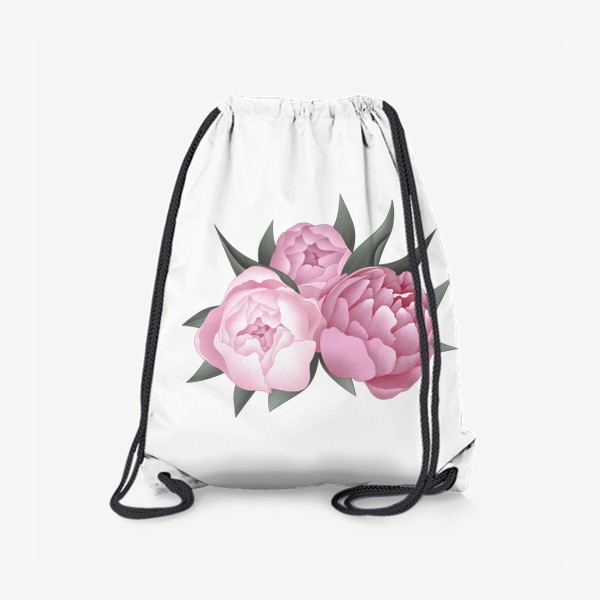 Рюкзак «букет розовыхпионов»
