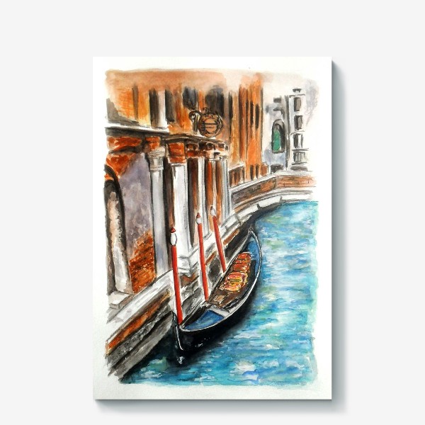 Холст «Канал. Венеция. Италия»