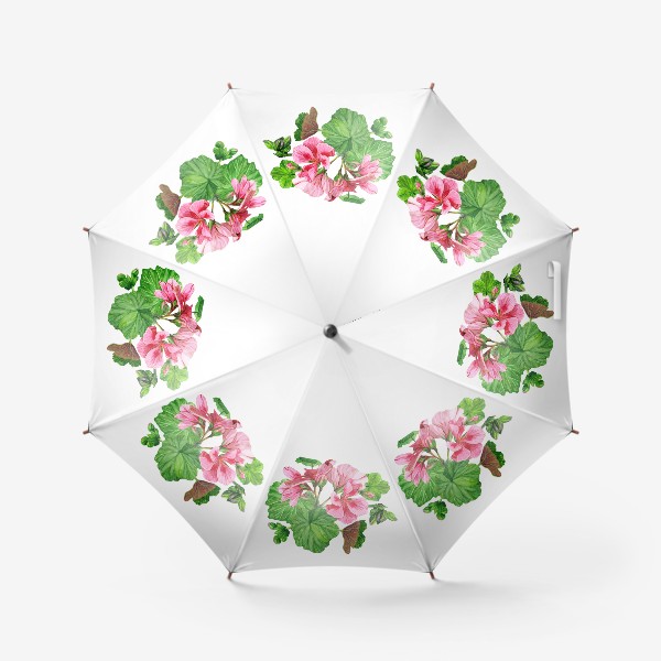 Зонт «Розовая герань»