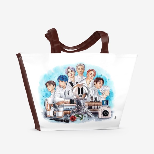 Пляжная сумка «BTS»