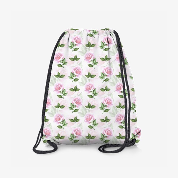 Рюкзак «Садовые розы, паттерн»