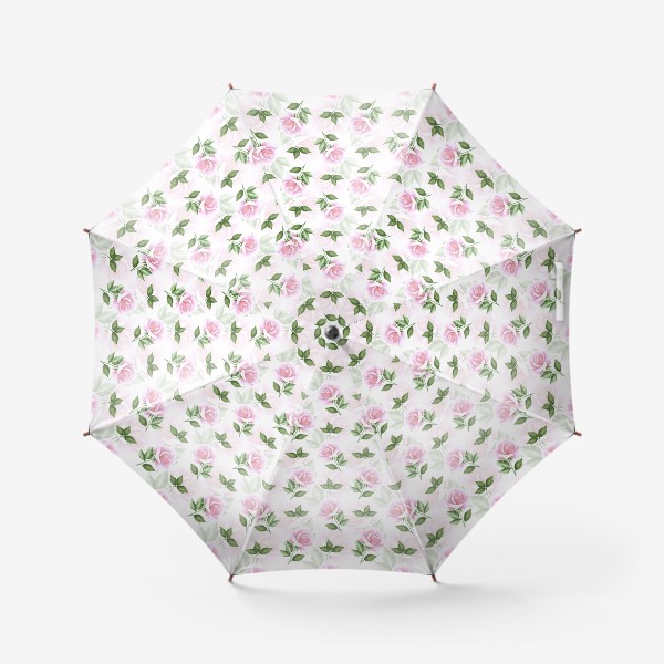 Зонт «Садовые розы, паттерн»