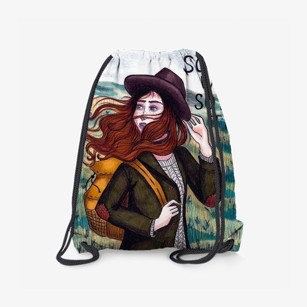 Рюкзак «Девушка путешественница»