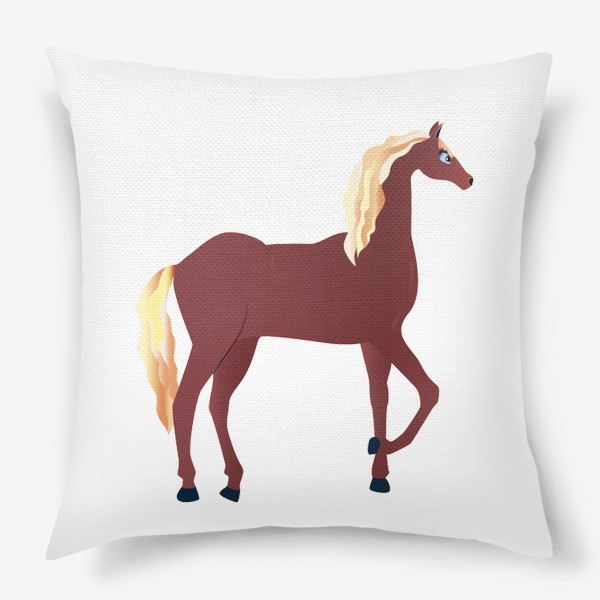 Подушка «Детская иллюстрация Лошадь»