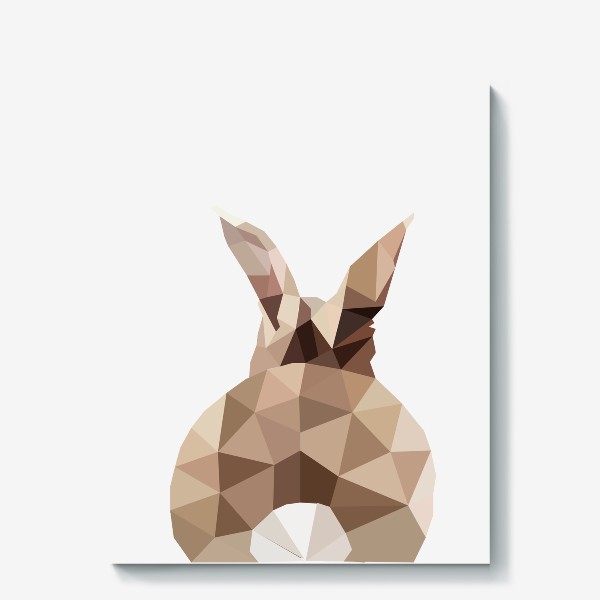 Холст «Кролик, заяц, заячьи уши»