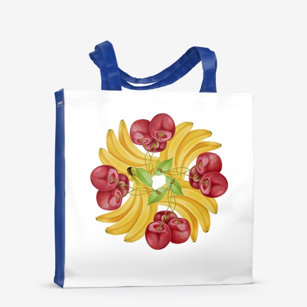 Сумка-шоппер «Банан и вишня»