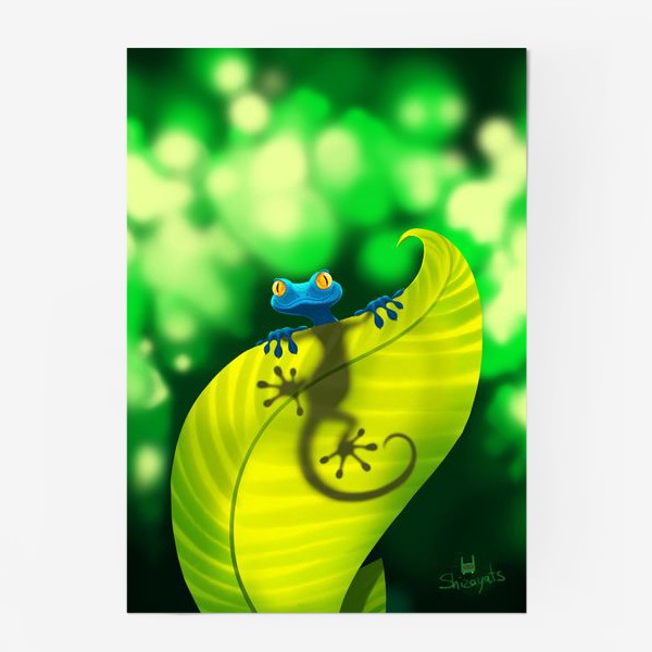 Постер «Голубой гекон»
