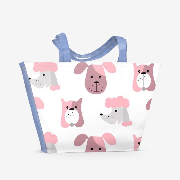 Пляжная сумка «Собачки»