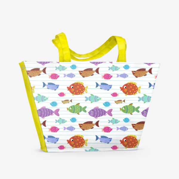 Пляжная сумка «Рыбешки»