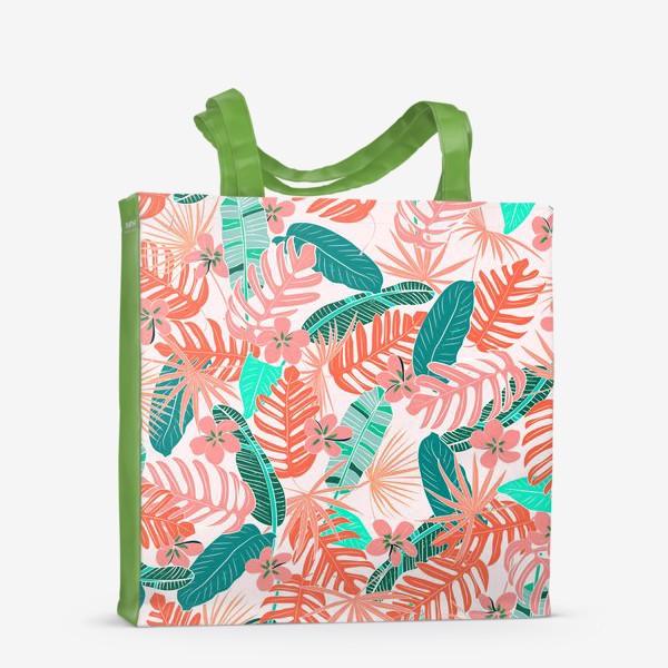 Сумка-шоппер «пальмовые листья»