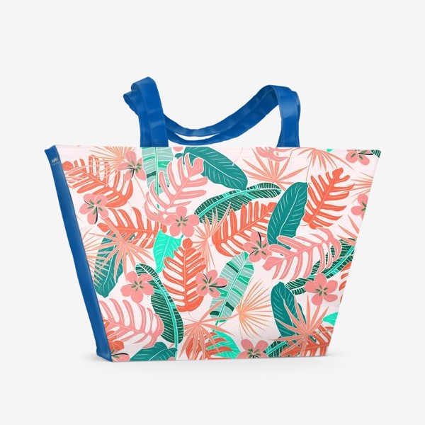 Пляжная сумка &laquo;пальмовые листья&raquo;