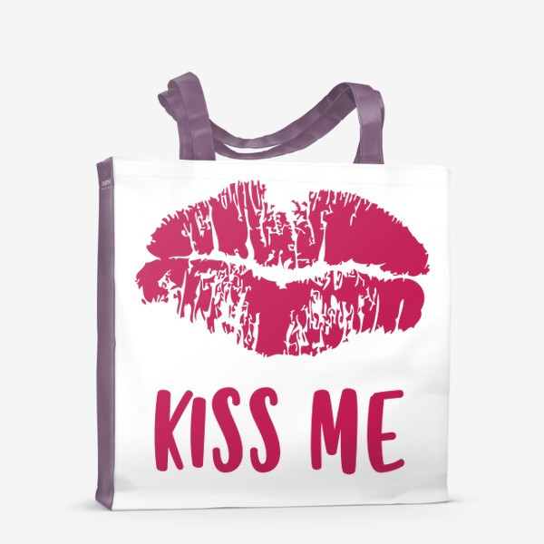 Сумка-шоппер «Kiss me»