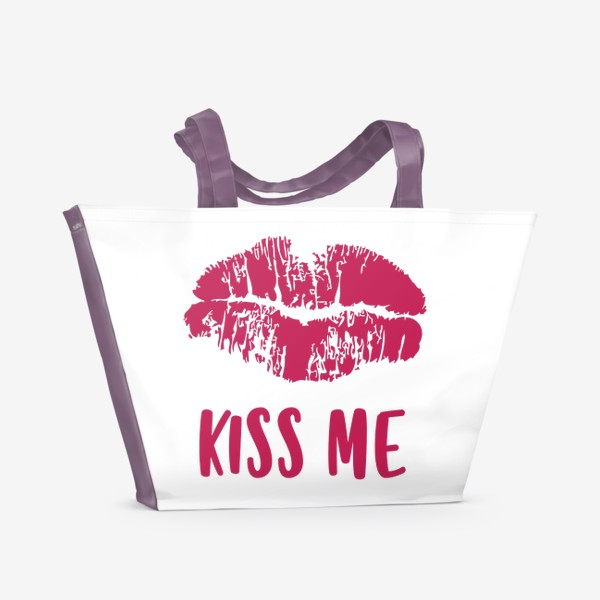 Пляжная сумка «Kiss me»