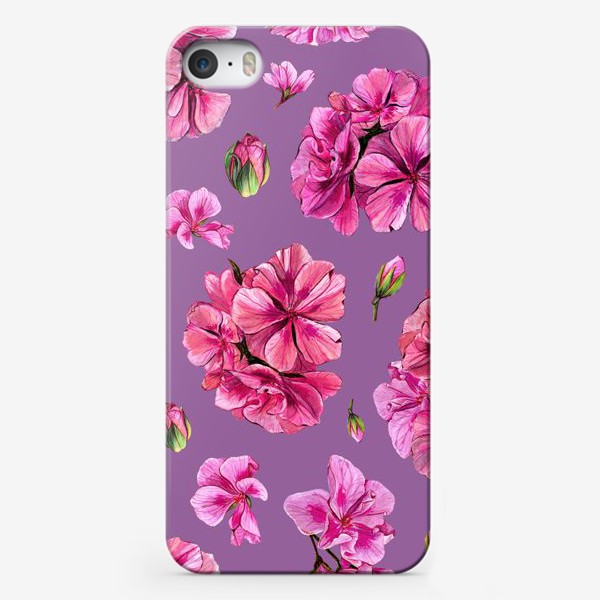 Чехол iPhone &laquo;Розовая герань&raquo;