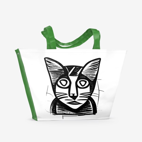 Пляжная сумка «Кот »
