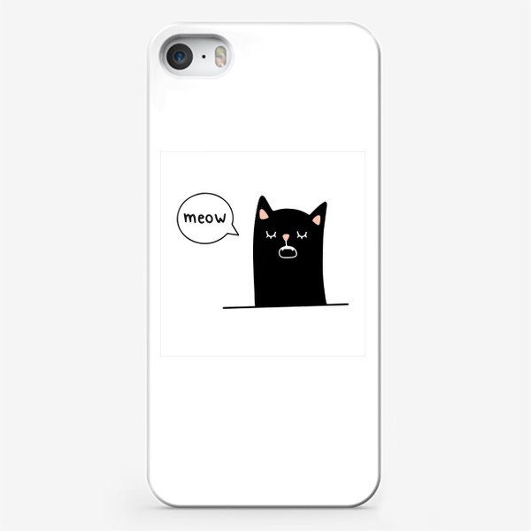 Чехол iPhone «кот, который говорит "meow"»