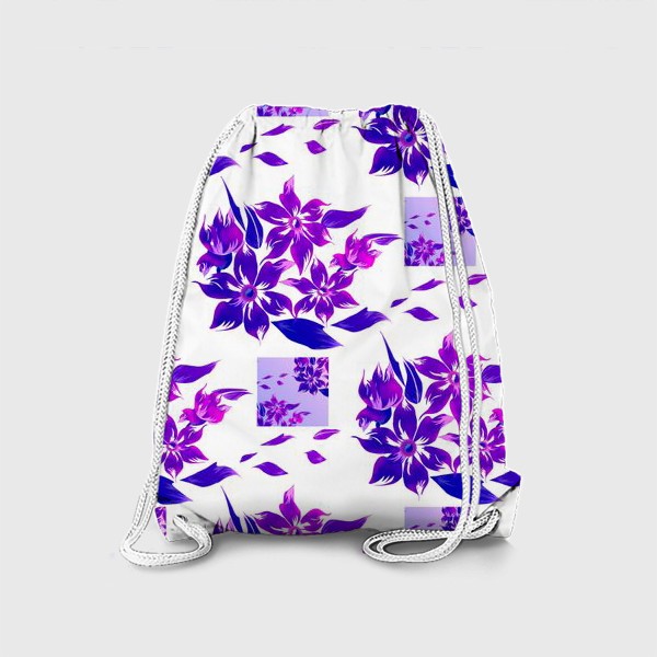 Рюкзак «Лиловые цветы»