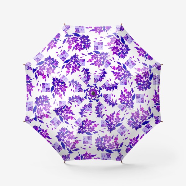Зонт «Лиловые цветы»