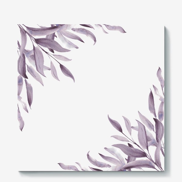 Холст «Фиолетовые листья»