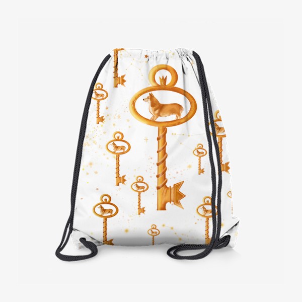 Рюкзак «Ключи счастья : корги »