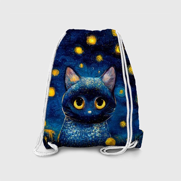 Рюкзак «Кот Звездная ночь»