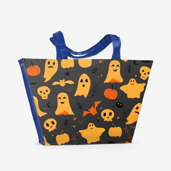 Пляжная сумка «привидения и тыквы»
