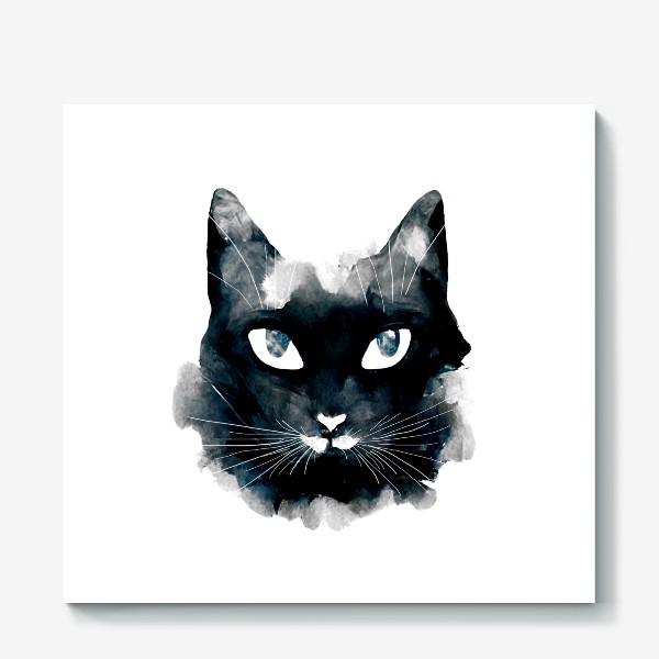 Холст «Черно-белый кот»