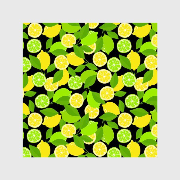 Шторы «Лимоны и лаймы»