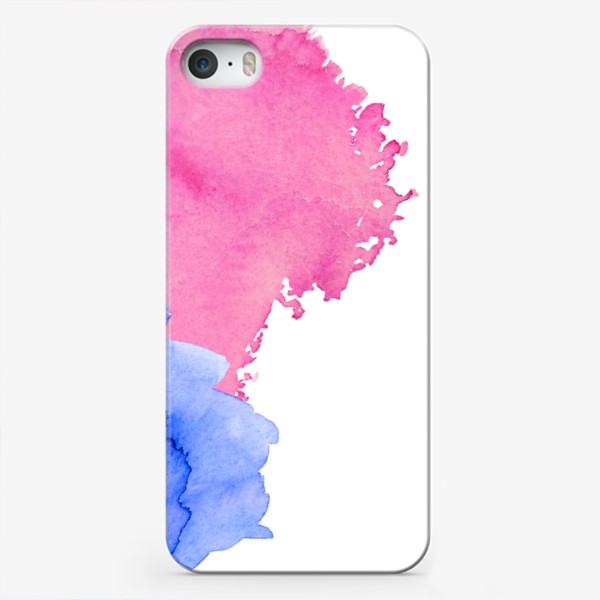 Чехол iPhone «Неон Абстракция Цветы Розовая Хризантема»