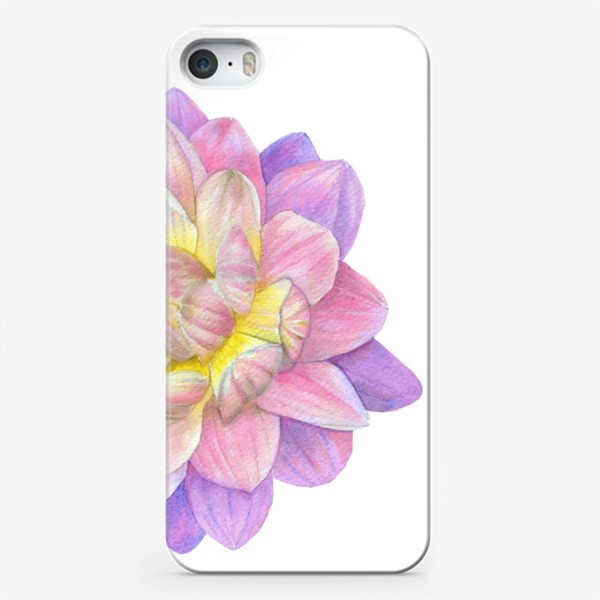 Чехол iPhone &laquo;Цветы Фиолетовая Хризантема Подарок&raquo;