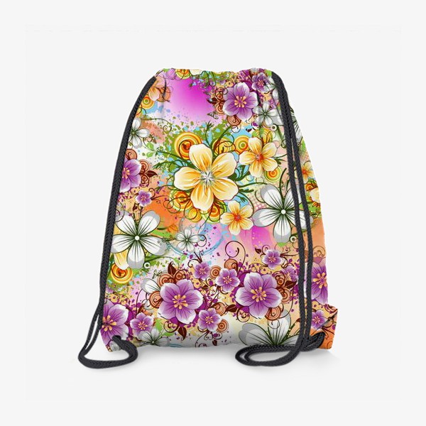 Рюкзак «Лето яркое, цветочное»