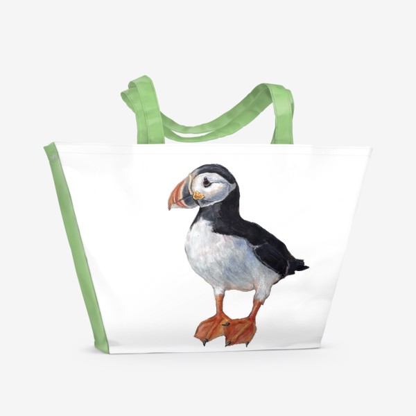 Пляжная сумка «Морская птица тупик»