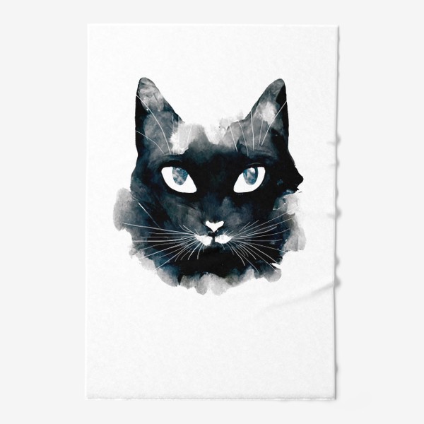 Полотенце &laquo;Черно-белый кот&raquo;