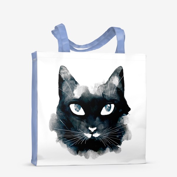 Сумка-шоппер «Черно-белый кот»