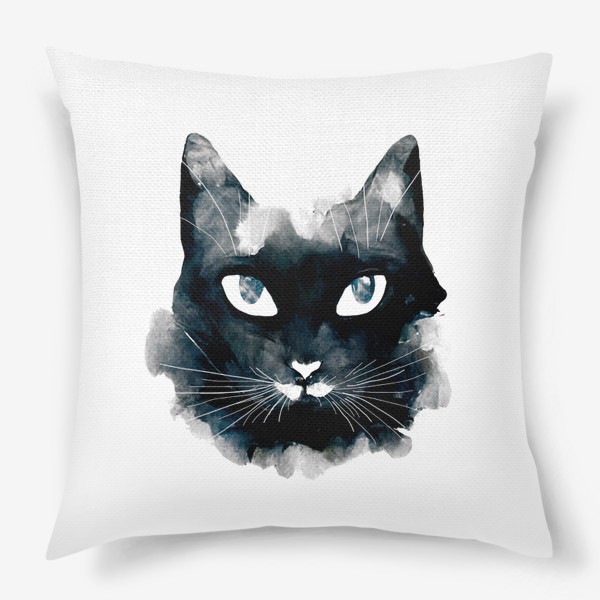 Подушка &laquo;Черно-белый кот&raquo;