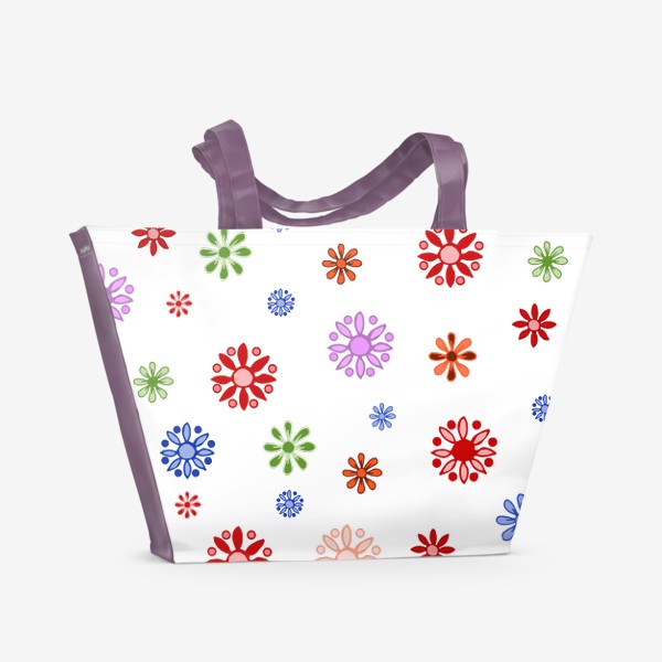 Пляжная сумка «Цветные звездочки»