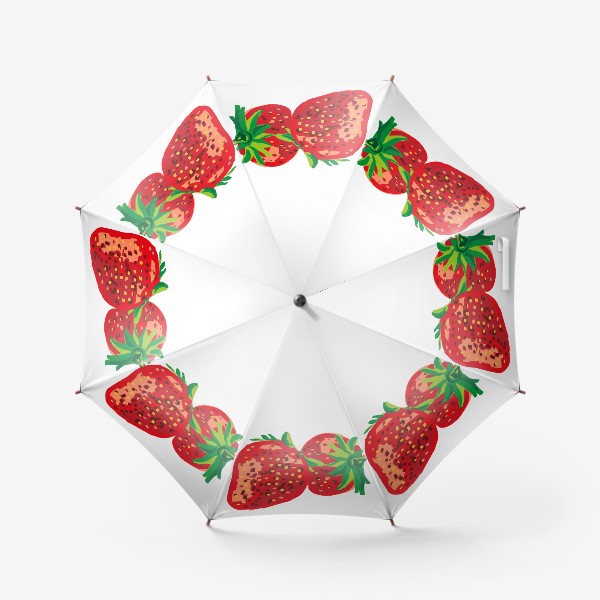 Зонт «скетч виктория (клубника) ягоды»