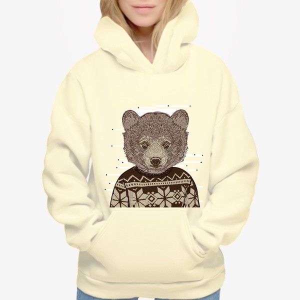 Худи «Медведь в свитере»