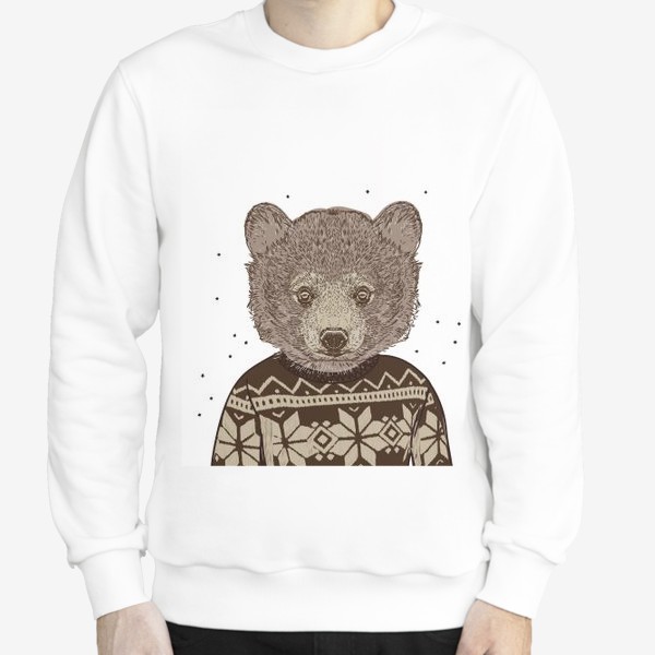 Свитшот «Медведь в свитере»