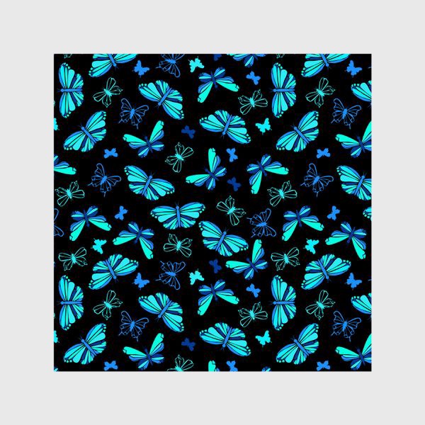 Шторы «Голубые бабочки»