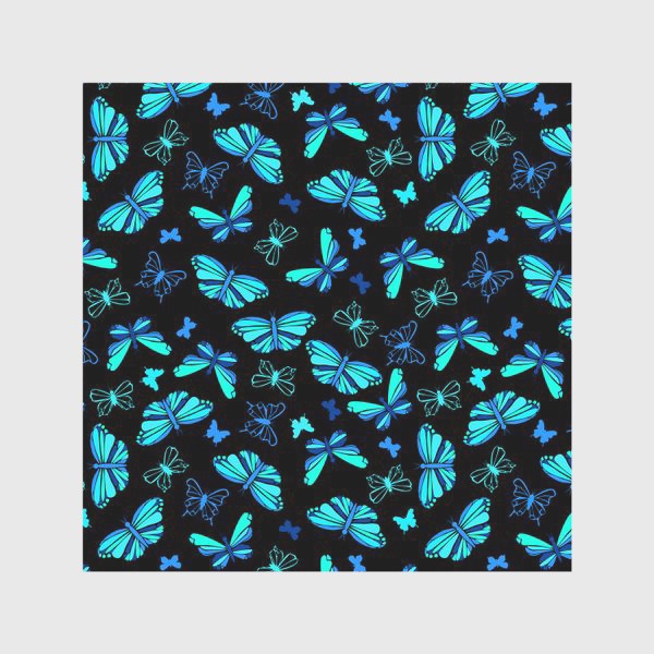 Скатерть «Голубые бабочки»