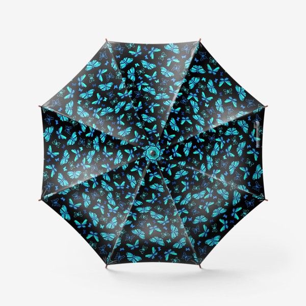 Зонт «Голубые бабочки»