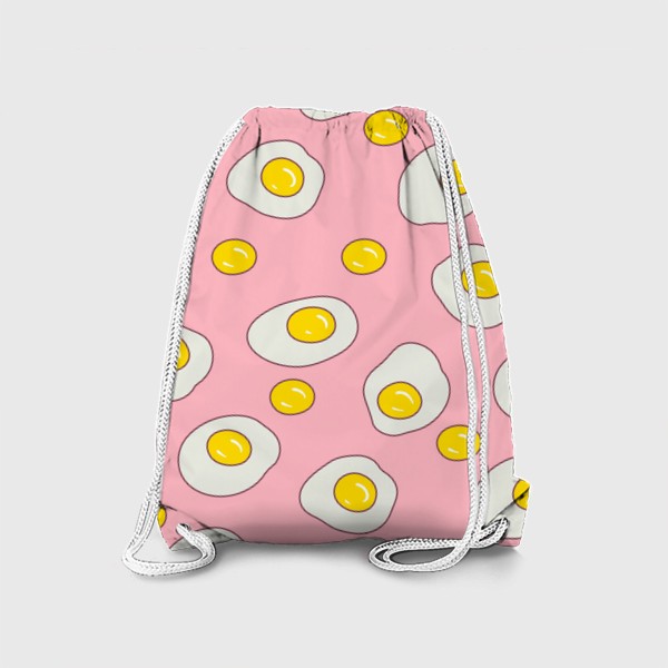 Рюкзак «Яичница, розовый»