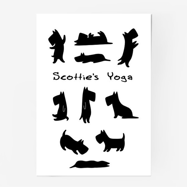 Постер «Скотче-Йога»