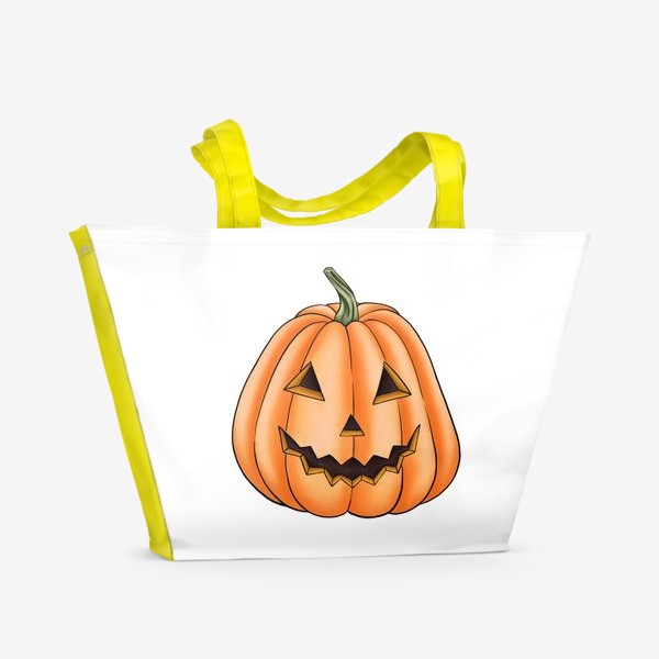Пляжная сумка «Тыква. Хэллоуин.»