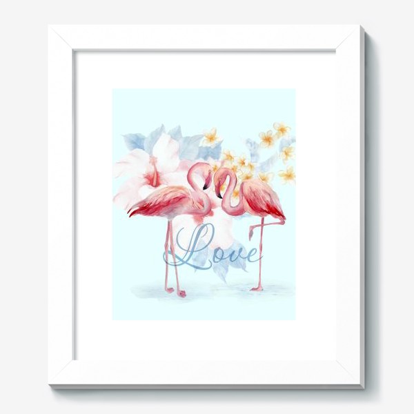 Картина «Влюбленные фламинго»